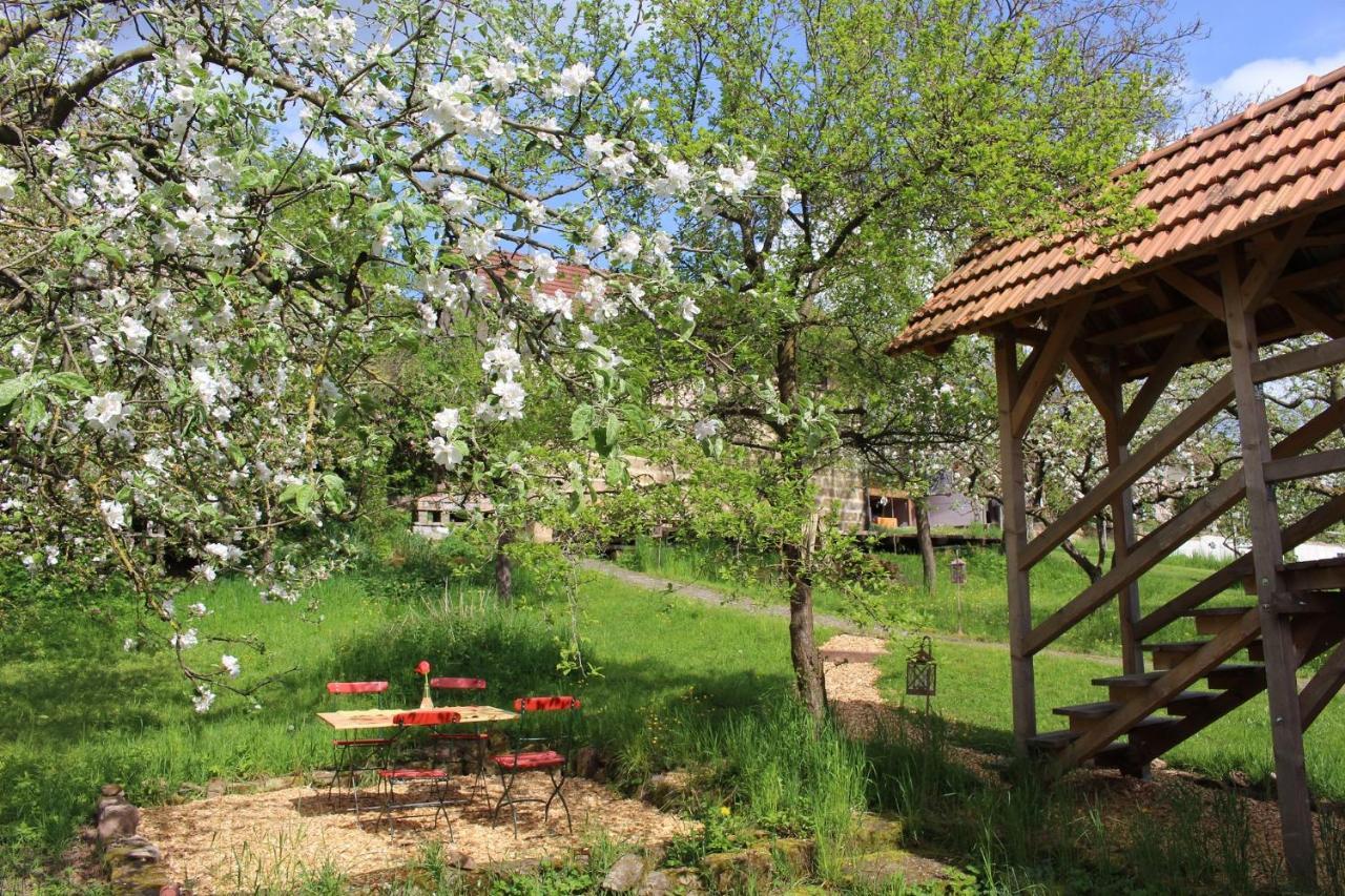 Ferienwohnung Koppelblick Pfarrweisach المظهر الخارجي الصورة